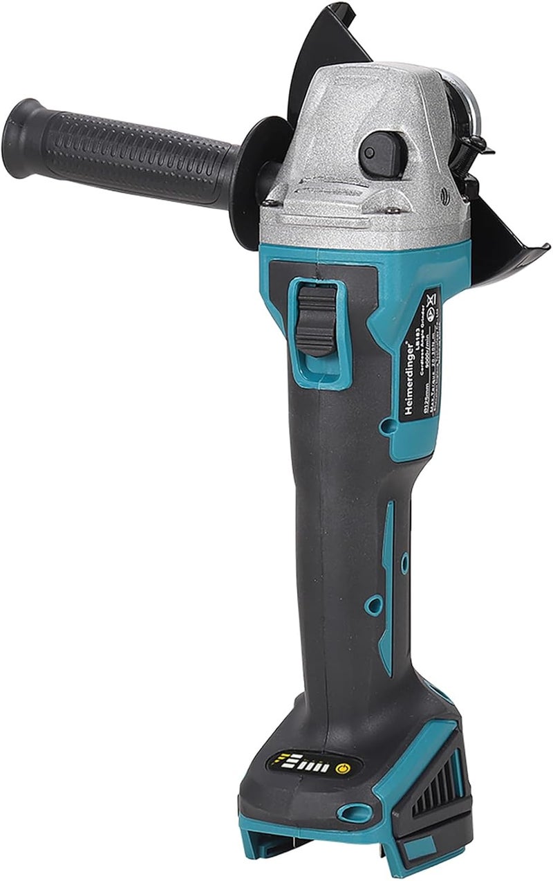 Heimerdinger Brushless Angle Grinder Compatible with Makita 18V Battery,4-1/2-Inch High-Power Angle Grinder for Metal,Tile Cutting and Grinding-Tool Only - Image 3